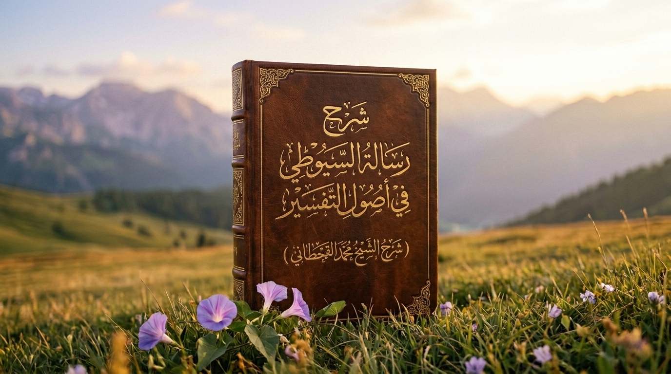 شرح رسالة السيوطي في أصول التفسير (شرح الشيخ محمد القحطاني) - Image 1